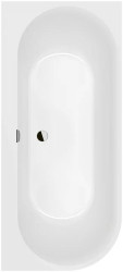 Квариловая ванна Villeroy&amp;Boch Oberon 2.1 180x80 R UBQ180OBN9CR00VD01 цвет Альпийский белый