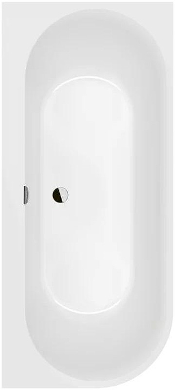 Квариловая ванна Villeroy&Boch Oberon 2.1 180x80 R UBQ180OBN9CR00VD01 цвет Альпийский белый