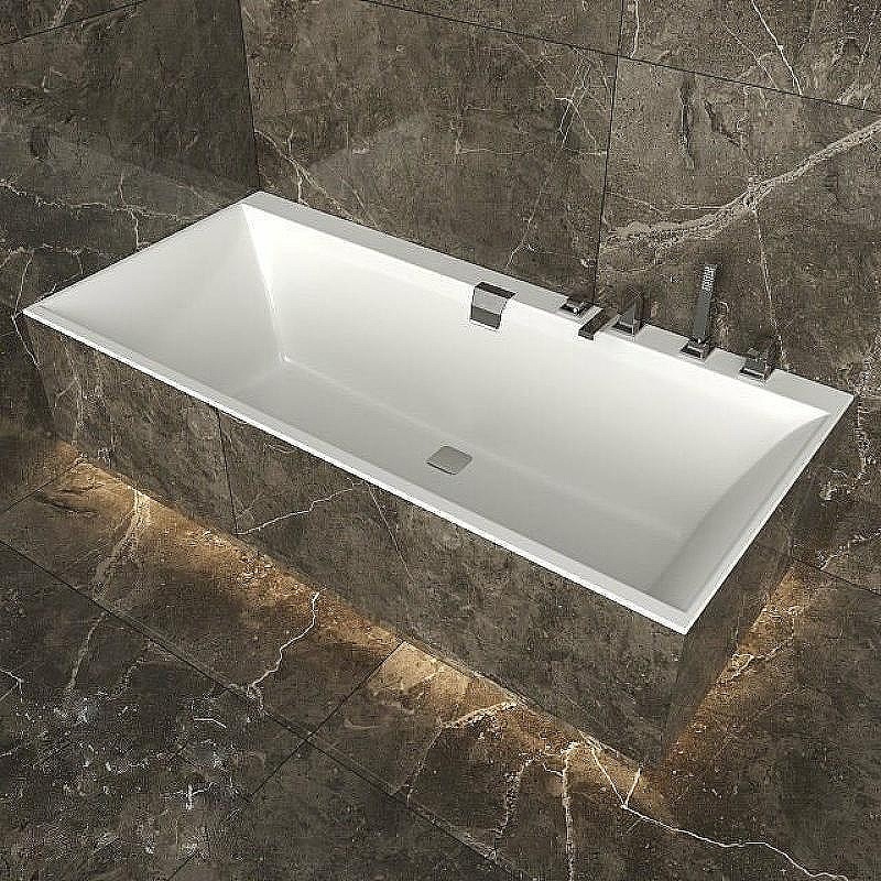 Квариловая ванна Villeroy&Boch Squaro Edge 12 160x75 UBQ160SQE2DV-01 без гидромассажа
