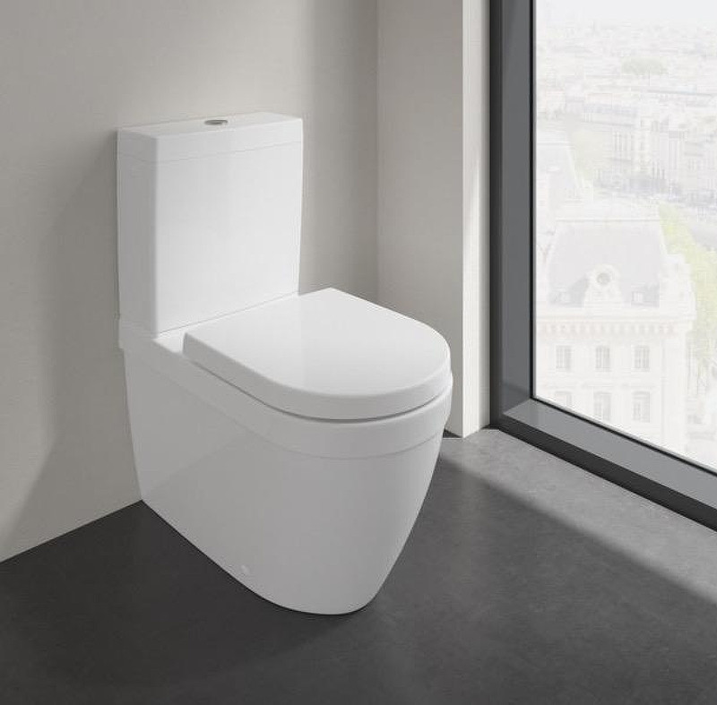 Унитаз-компакт Villeroy&Boch Architectura 5691R001 цвет Альпийский белый без бачка и сиденья