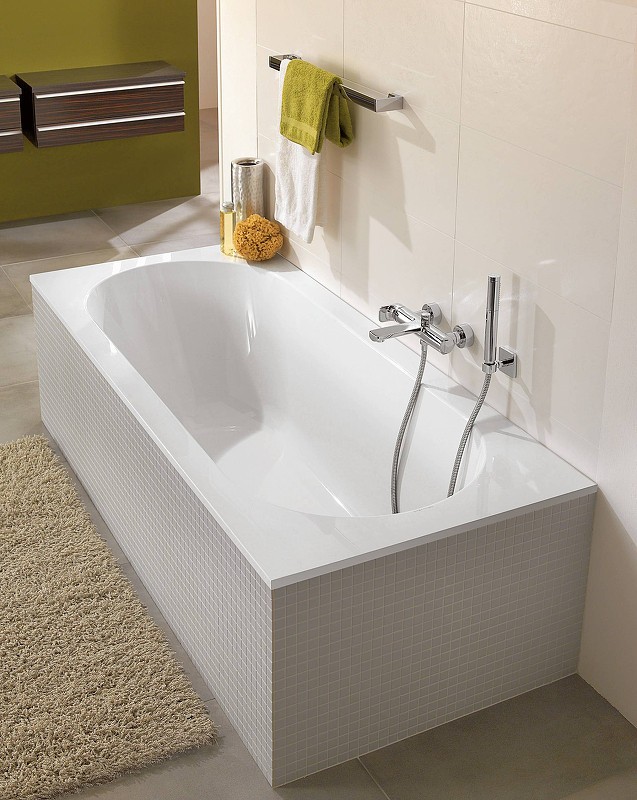 Квариловая ванна Villeroy&Boch Oberon 190x90 UBQ199OBE2V-01 без гидромассажа