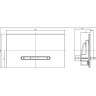 Клавиша смыва Villeroy&Boch ViConnect 92218068 Белая