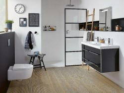 Клавиша смыва Villeroy&amp;Boch ViConnect 922400RA Серая глянцевая стекло