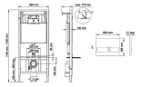 Комплект унитаза Villeroy&Boch O Novo 5660H101 с инсталляцией Berges Novum L3 040213 с сиденьем Микролифт и клавишей смыва Хром