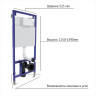 Комплект унитаза Villeroy&Boch O Novo 5660H101 с инсталляцией Berges Novum L5 040215