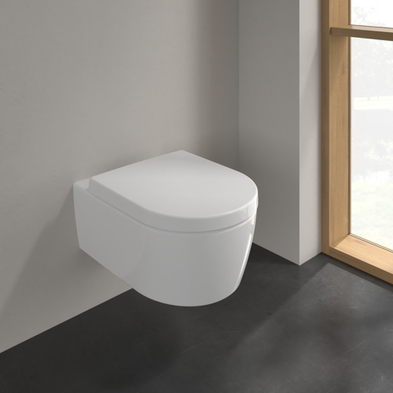Унитаз Villeroy&Boch Avento 5656HRR1 подвесной с сиденьем Микролифт