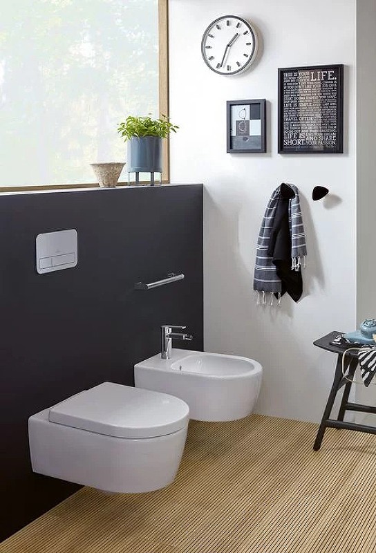 Унитаз Villeroy&Boch Avento 5656HRR1 подвесной с сиденьем Микролифт