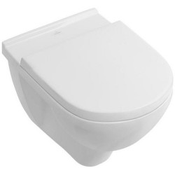 Комплект унитаза Villeroy&amp;Boch O Novo 5660H101 с инсталляцией Tece Profil 9400412 с сиденьем Микролифт и клавишей смыва Хром глянцевый