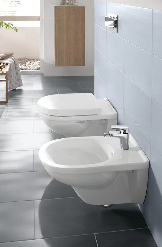 Комплект унитаза Villeroy&Boch O Novo 5660H101 с инсталляцией Tece Base 9400413 с сиденьем Микролифт и Белой клавишей смыва