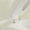Комплект унитаза Villeroy&Boch O Novo 5660H101 с инсталляцией Tece Base 9400413 с сиденьем Микролифт и Белой клавишей смыва