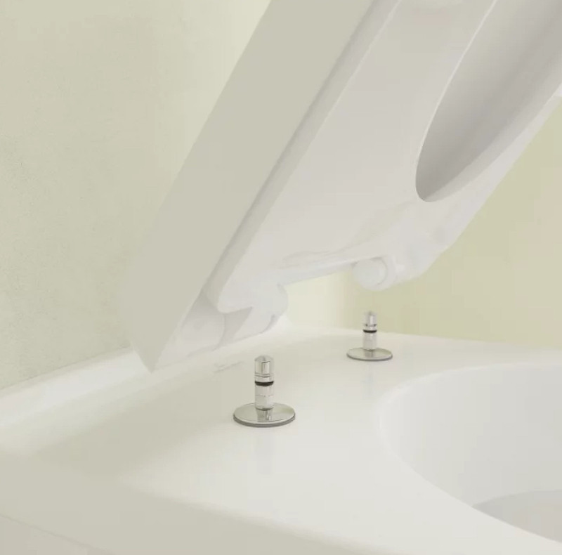 Комплект унитаза Villeroy&Boch O Novo 5660H101 с инсталляцией Tece Base 9400413 с сиденьем Микролифт и Белой клавишей смыва