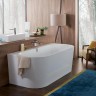 Квариловая ванна Villeroy&Boch Oberon 2.0 180x80 UBQ180OBR9CD00V-01 без гидромассажа