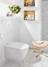 Унитаз биде Villeroy&Boch ViClean-L V0E100R1 подвесной с сиденьем Микролифт