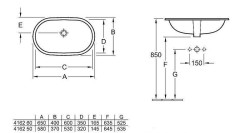 Раковина Villeroy&amp;Boch O.Novo 58 416250R1 Альпийский белый