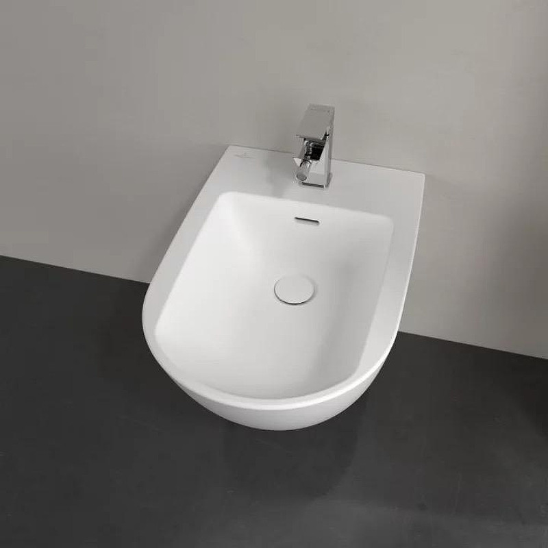 Биде Villeroy&Boch Subway 3.0 447000RW подвесное цвет Stone White