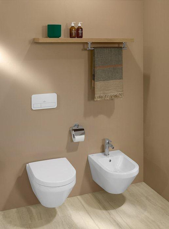 Биде Villeroy&Boch Architectura 74870001 подвесное цвет Альпийский белый