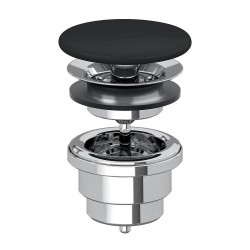 донный клапан Villeroy&amp;Boch 680800R7 цвет Pure Black