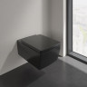 Унитаз Villeroy&Boch Memento 2.0 4633R0R7 подвесной цвет Pure Black без сиденья