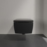 Унитаз Villeroy&Boch Memento 2.0 4633R0R7 подвесной цвет Pure Black без сиденья