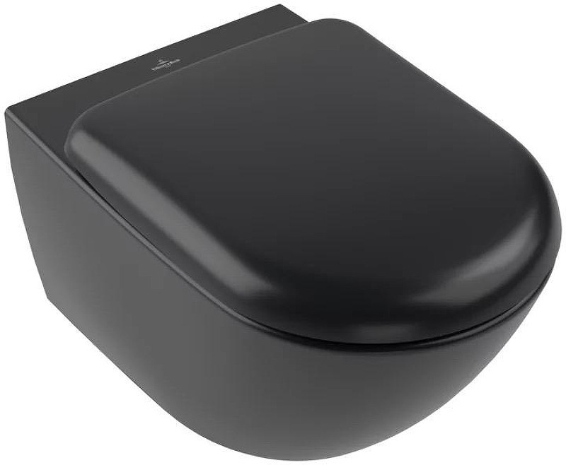 Унитаз Villeroy&Boch Antao 4674T0R7 подвесной цвет Pure Black без сиденья