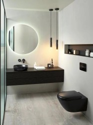 Унитаз Villeroy&amp;Boch Antao 4674T0R7 подвесной цвет Pure Black без сиденья