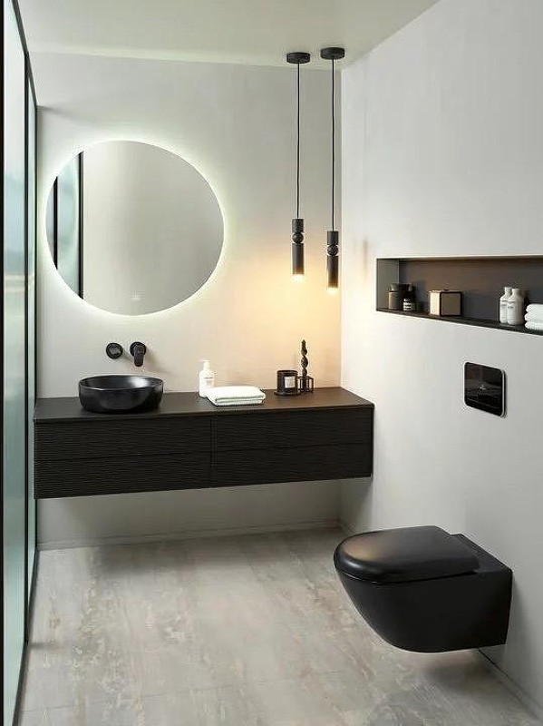 Унитаз Villeroy&Boch Antao 4674T0R7 подвесной цвет Pure Black без сиденья