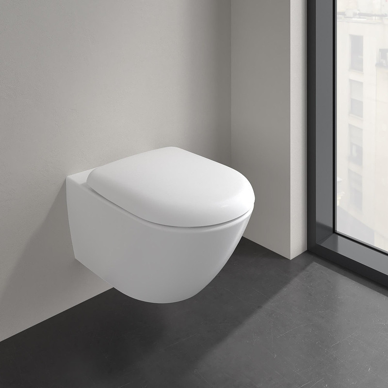 Унитаз Villeroy&Boch Antao 4674T0RW подвесной цвет Stone White без сиденья