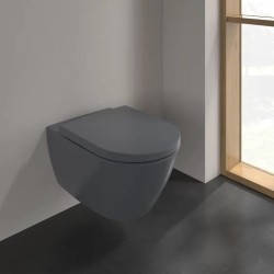 Унитаз Villeroy&amp;Boch Subway 2.0 5614R0I4 подвесной цвет Graphite без сиденья