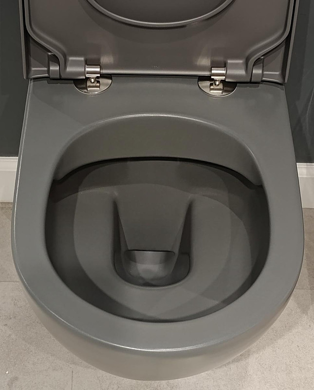 Унитаз Villeroy&Boch Subway 2.0 5614R0I4 подвесной цвет Graphite без сиденья
