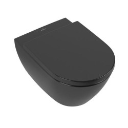 Унитаз Villeroy&amp;Boch Subway 2.0 5614R0R7 подвесной цвет Pure Black без сиденья