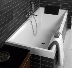 Квариловая ванна Villeroy&amp;Boch Squaro 170x75 UBQ170SQR2V-01 без гидромассажа
