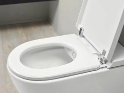 Унитаз биде Villeroy&amp;Boch ViClean V0E200R1 подвесной цвет Альпийский белый с сиденьем Микролифт