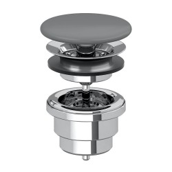донный клапан Villeroy&amp;Boch 680800I4 цвет Graphite