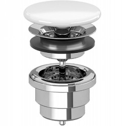 донный клапан Villeroy&amp;Boch 680800RW Stone White